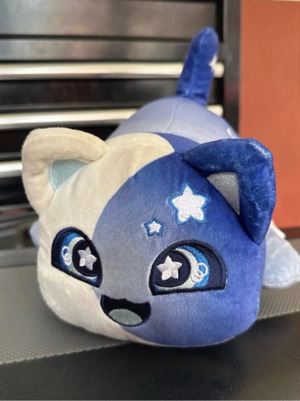 Aphmau 11" Mystery MeeMeow Celestial Moon Cat 2024 Plush Stuffed Animal Blue